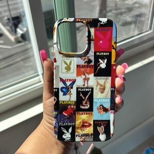 Playboy wallpaper phone case